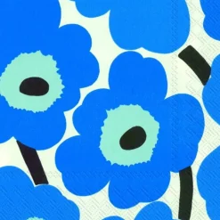 Unikko Blue Lunch-Servietten L 552640