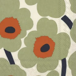 UNIKKO Cream Orange Green Collection Lunch-Serviet