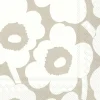 UNIKKO linen cream Cocktail-Servietten C 552658