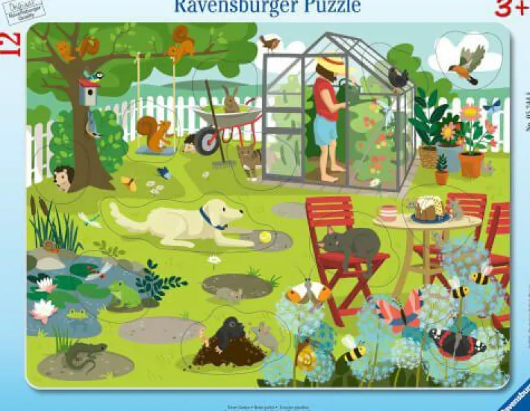 Unser Garten - Rahmenpuzzle 12 Teile