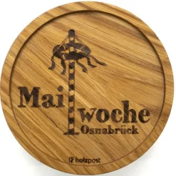 Untersetzer aus EICHE Maiwoche Osnabrück