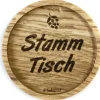 Untersetzer aus EICHE Stammtisch