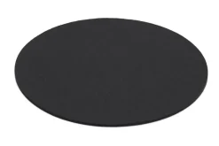 Untersetzer rd. 12cm schwarz 02