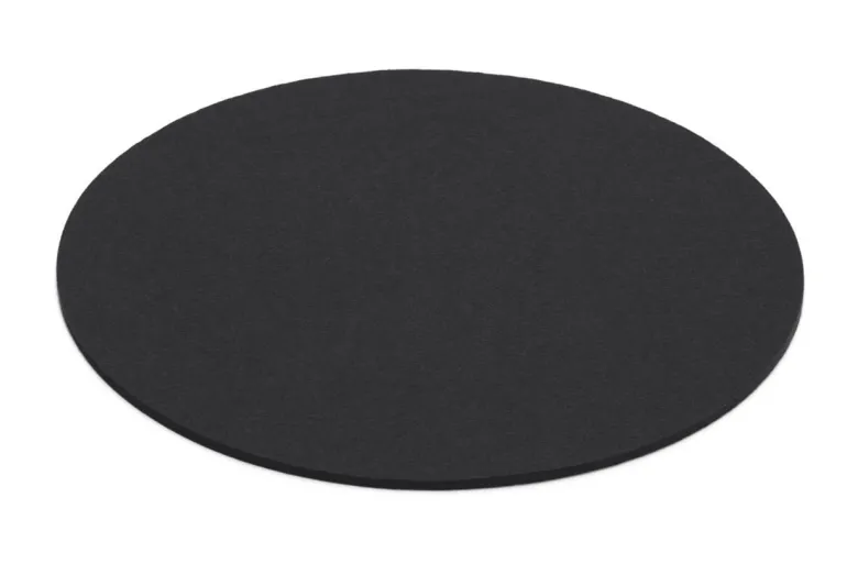 Untersetzer rd. 16cm schwarz 02