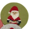 Untersetzer Santa Claus, hellgrün (Ø ca. 21 cm)