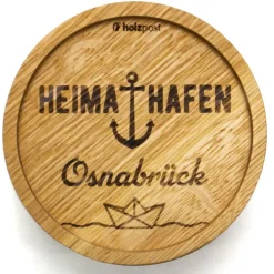 Untersetzer aus EICHE Heimathafen Osnabrück