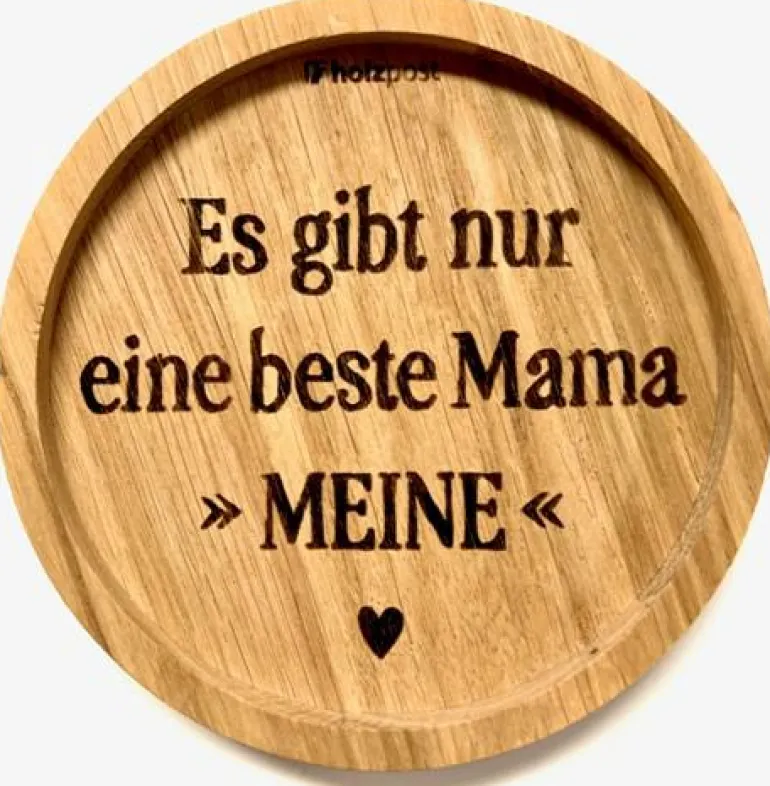 Untersetzer aus EICHE Meine Mama