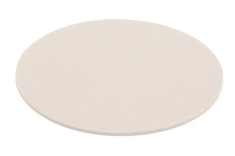 Untersetzer rd 9cm 5mm Wollweiß 03