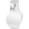Vase 25,5 cm Butterfly Collection eckig groß Weiss