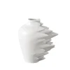Vase, 10 cm, Fast Weiß