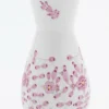 Vase 16,5 cm Indische Malerei purpur Goldpunkte Go