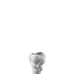 Vase, 10 cm, Skum / Weiß matt