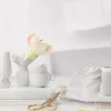 Vase, 11 cm, Squall / Weiß