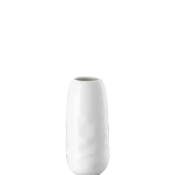 Vase, 18 cm, Vesi Wavelets / weiß