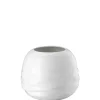 Vase, 16 cm, Vesi Wavelets / weiß