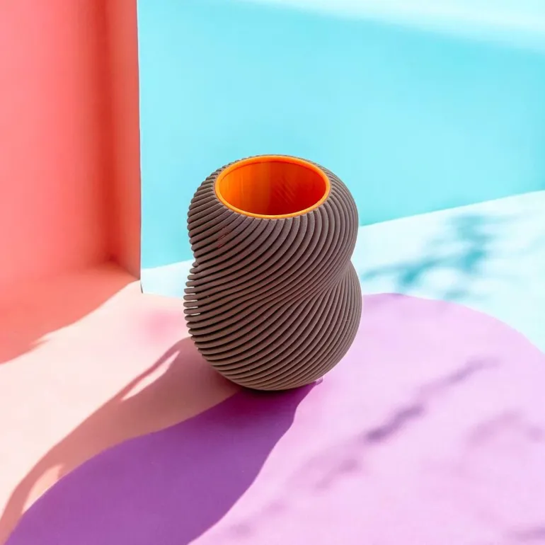 Vase Bloom 100% "Chocolate"