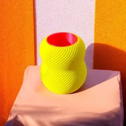Vase Bloom 100% "Neon Yellow"