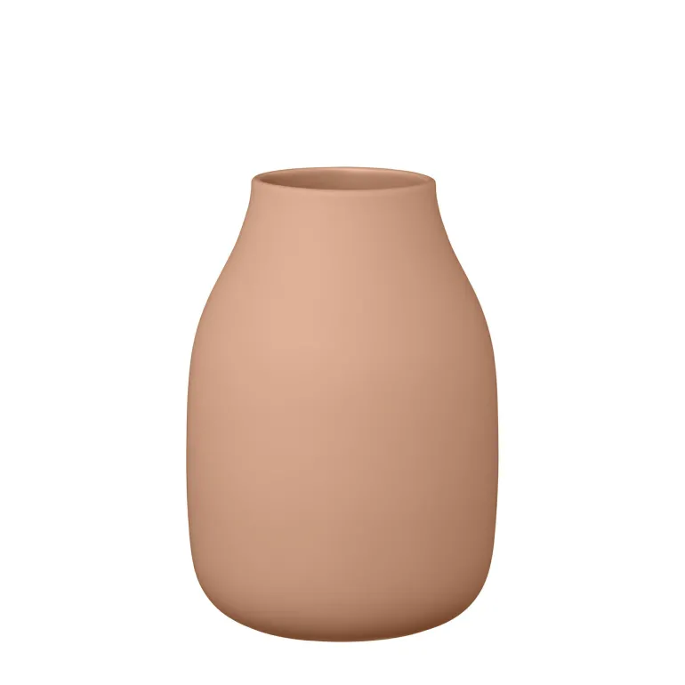 Vase -COLORA- Farbe Amber Brown Size L