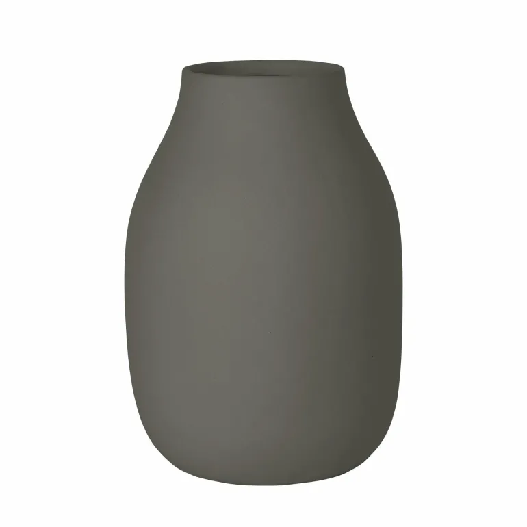 Vase -COLORA- Steel Gray - L