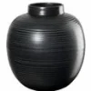 Vase, schwarz D. 20 cm