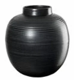 Vase, schwarz D. 20 cm