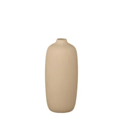 Vase -CEOLA- Farbe Amber Brown Höhe 18 Cm