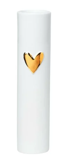 Vase „Herz", gold