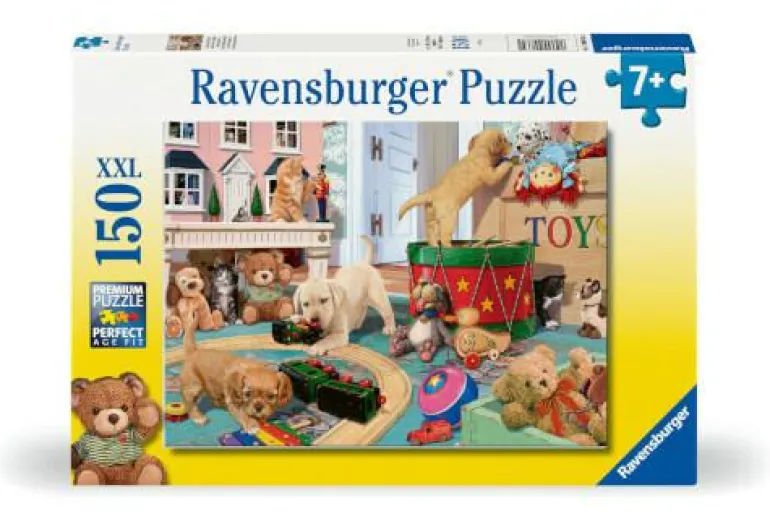Verspielte Welpen - Puzzle 150 Teile