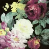 VINTAGE BIG ROSE Black Lunch-Servietten L 906507
