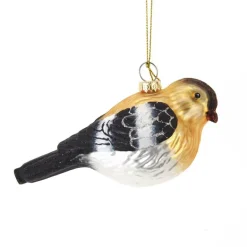 Vogel schwarz/gelb, Baumschmuck