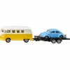 VW T1 mit Anhänger und VW Käfer 2567
