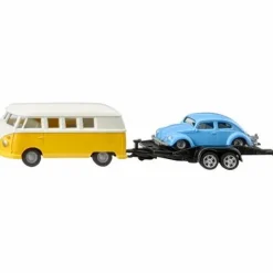 VW T1 mit Anhänger und VW Käfer 2567