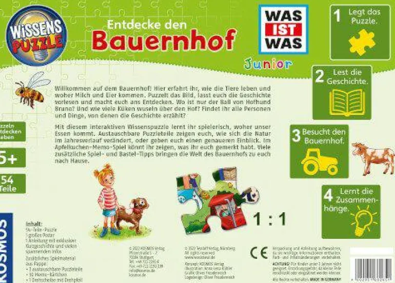 WAS IST WAS Junior: Entdecke den Bauernhof - Wisse