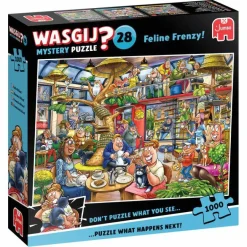 Wasgij Mystery 28: Feline Frenzy - 1000 Teile