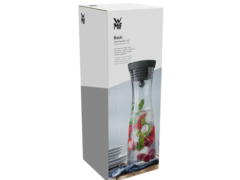 Wasserkaraffe 1,0L schwarz