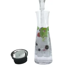 Wasserkaraffe 1,0L schwarz