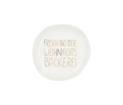 Weihnachtsschälchen Weihnachts Bäckerei D.10,5cm H
