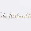 Weihnachtswunschkarte „Frohe Weihnachten"