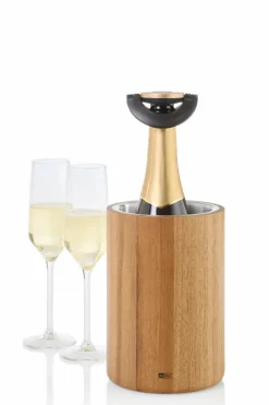Wein-, Sekt- / Champagnerkühler Vine, Akazienholz/