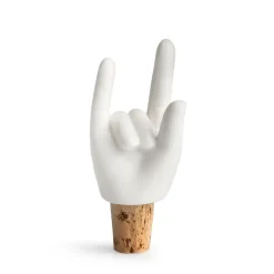 Weinstopper Rock Hands / Flaschenkorken / weißca