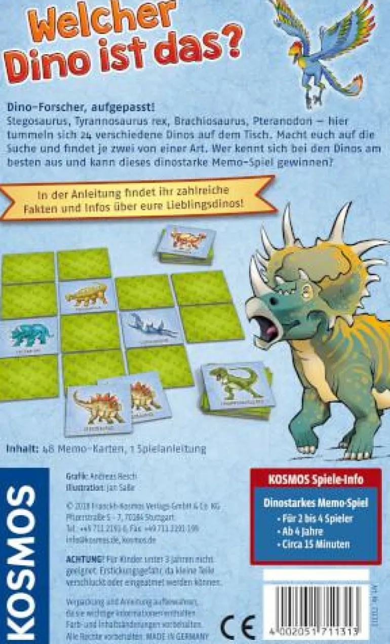 Welcher Dino ist das? - Dinostarkes Memo-Spiel