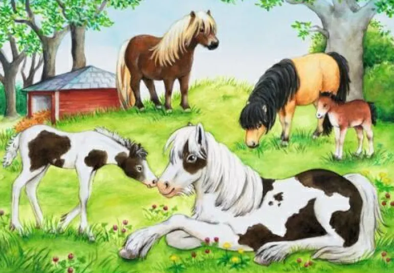 Welt der Pferde - Puzzle 2x24 Teile