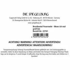 Wenn ich mal groß bin - Brustbeutel Feuerwehr