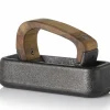 Wiegemörser Rocca, Gusseisen/Akazienholz, L 17 cm,