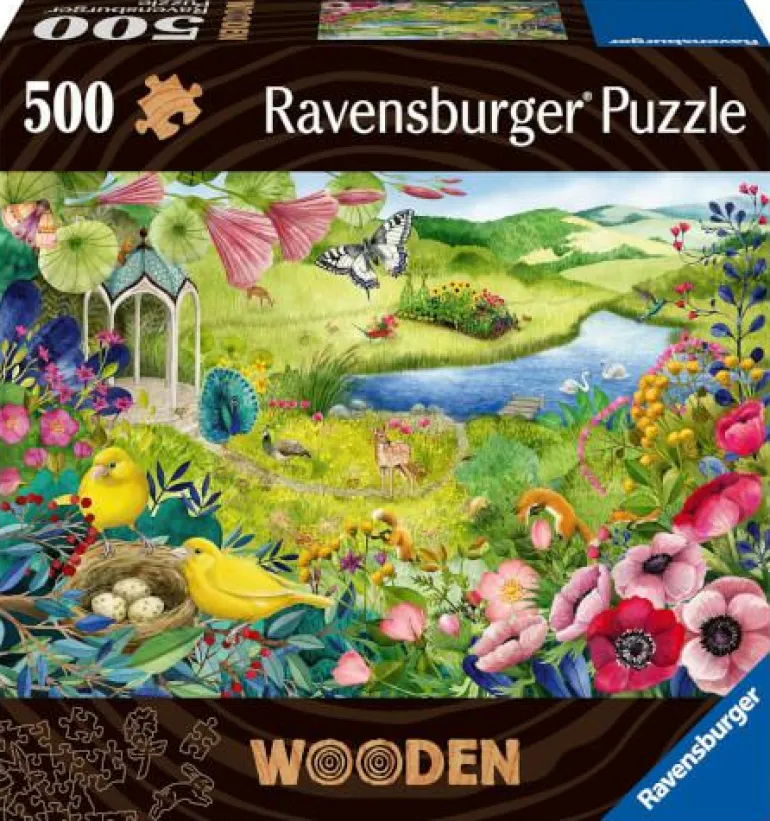 Wilder Garten - Holzpuzzle 500 Teile