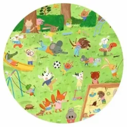 Wimmelpuzzle: Spielplatz - 35 Teile