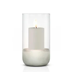 Windlicht Calma, L, Beton