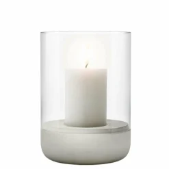 Windlicht Calma, L, Beton