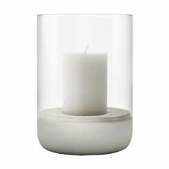 Windlicht Calma, L, Beton