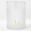 Windlicht Schneetag „Schneelandschaft", D.19cm, H.